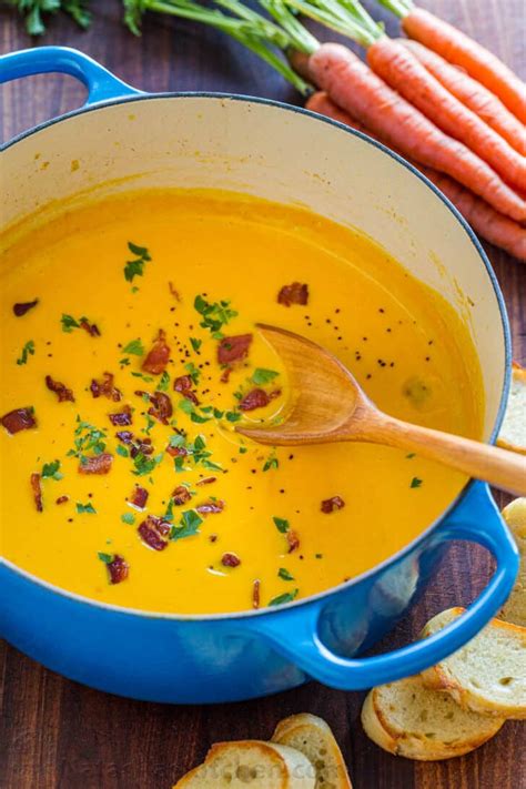 Creamy Carrot Soup Recipe - NatashasKitchen.com