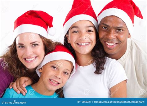 Family Christmas Portrait Royalty Free Stock Photography - Image: 16660337