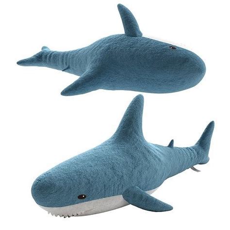 Toy shark IKEA BLAHAJ stuffed 3D model | CGTrader