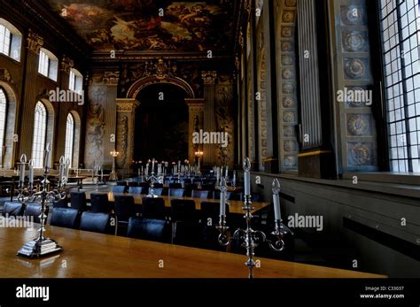 Old royal naval college painted hall hi-res stock photography and ...