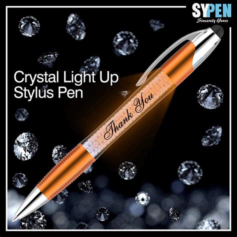 Thank You Greeting Gift Stylus Pens-Pen Lights up a Thank You Message- — SyPens