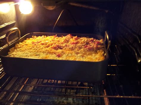 Roasting Pan with Rack - minus the rack for this recipe Homemade Mac and Cheese 2 packages of ...