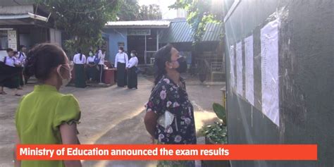 Matriculation Exam Results Released: Ministry of Education announced the exam results | Myanmar ...