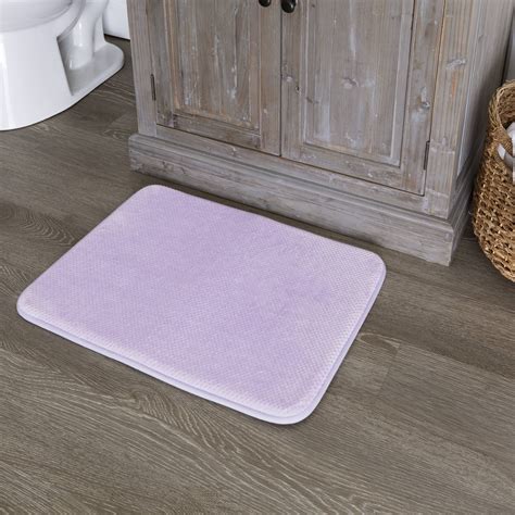 Mainstays Basic Memory Foam Bath Mat, Lavender Sky, 17" x 23.5" - Walmart.com