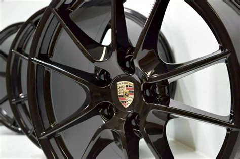 20” PORSCHE 991 911 20 CARRERA S WHEELS Rims FACTORY OEM Original Black ...