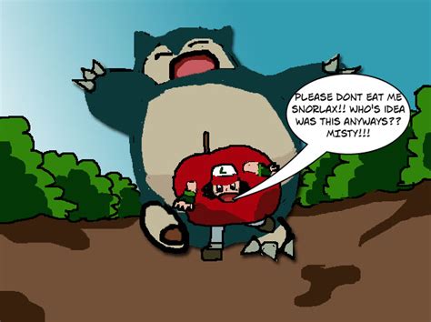 Don't eat Ash Snorlax by Risingstar9109 on DeviantArt