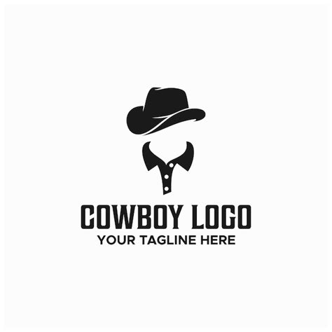 Premium Vector | Cowboy Logo Design