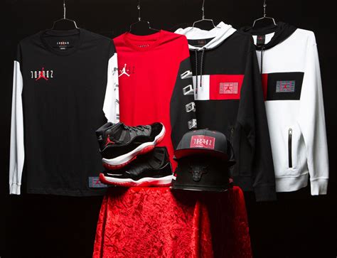 Air Jordan 11 Black Red Bred Hat Clothing Outfit | SneakerFits.com