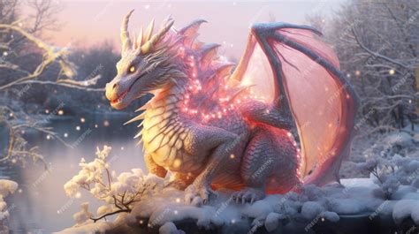 Premium Photo | Chinese dragon Symbol of the New Year and Christmas