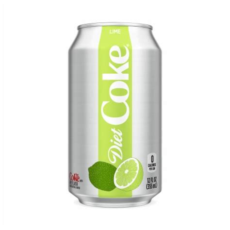 Diet Coke Lime Soda, 6 cans / 12 fl oz - Kroger