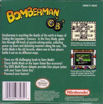 The Game Boy Database - Bomberman GB