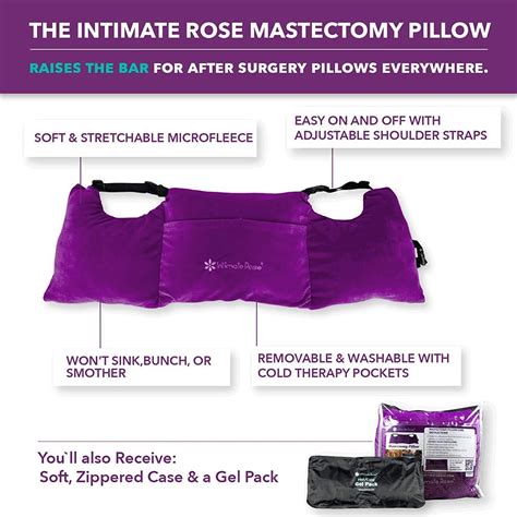 Mastectomy Pillow for Mastectomy by Intimate Rose for Post Surgery Breast Cancer | eBay