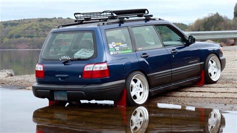 Alex's Slammed Subaru Forester - YouTube