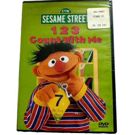 Vntg Sesame Street 1 2 3 Count With Me Movie Dvd 1999 Kids Collectible ...