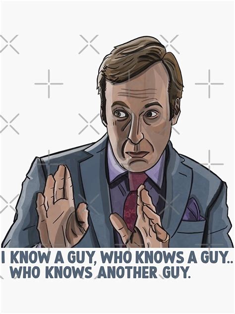 "I KNOW A GUY" Sticker by CheepShop | Redbubble