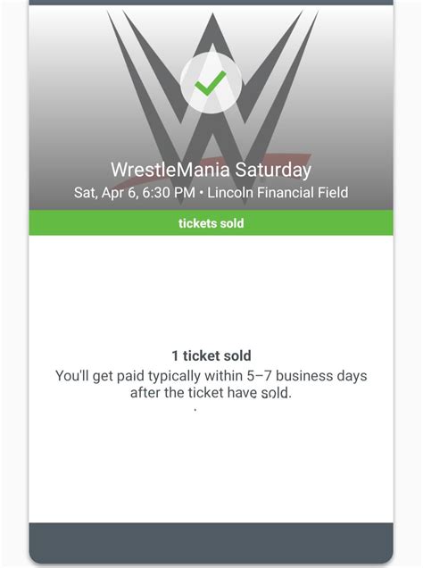 Wrestlemania tickets : r/SquaredCircle