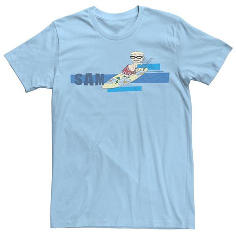 Men's Rocket Power Sam Surf Retro Logo Tee