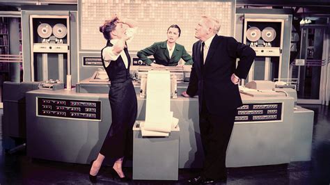 Hollywood Flashback: In 1957, Katharine Hepburn and Spencer Tracy Bickered Over a Giant Computer ...