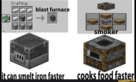 It can smelt iron faster cooks food faster - ) | Minecraft designs ...