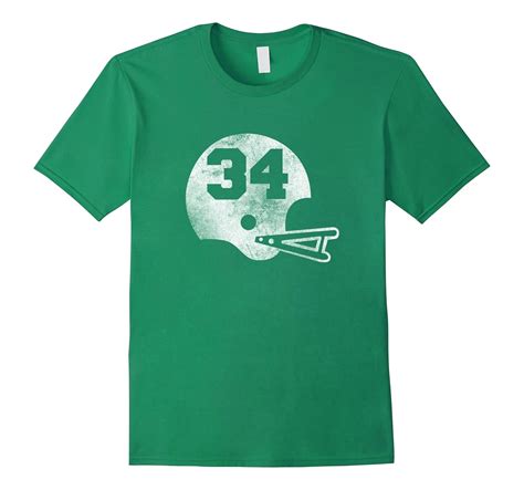 Vintage Football Jersey Number 34 T-Shirt Player Number-CL – Colamaga