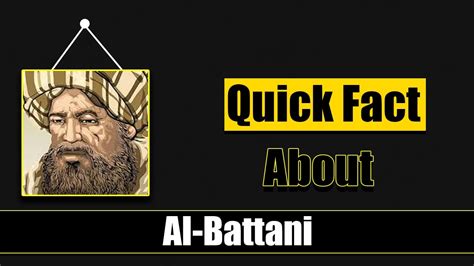 Quick Facts About Al-Battani || Famous People Short Bio #14 - YouTube