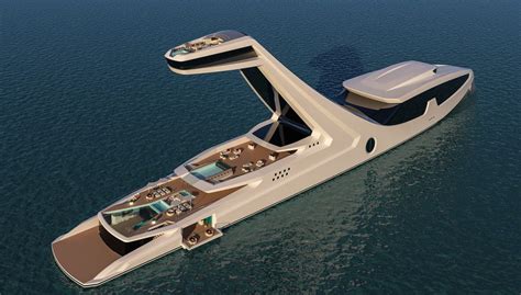 Over-the-Top Superyacht Concept Would Cost Half a Billion Dollars to Build - Lee Marine