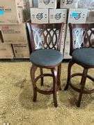 (4) Wooden Bar Stools - Lee Real Estate & Auction Service