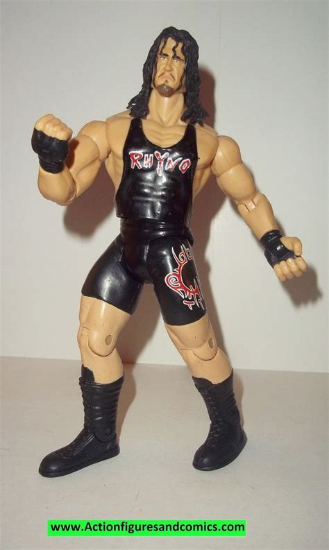 Wrestling WWE action figures RHYNO unchained fury series 3 2002 ecw wwf ...