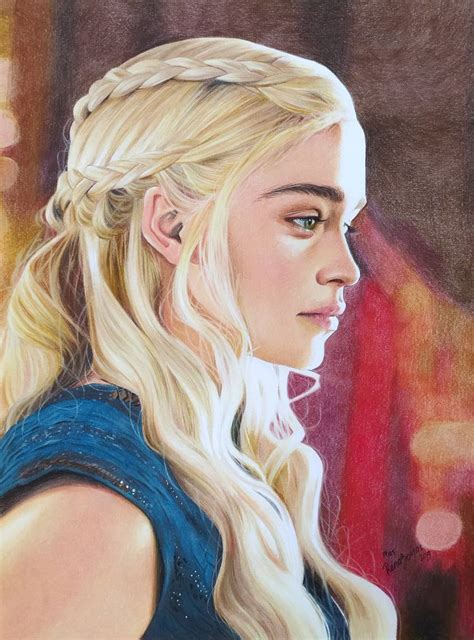 Daenerys Targaryen Drawing by Rena Borjas | Saatchi Art