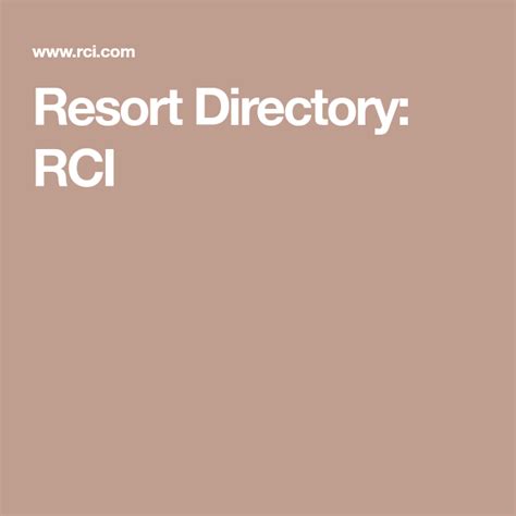 rci resort directory map – rci resort locations us map – Singapp