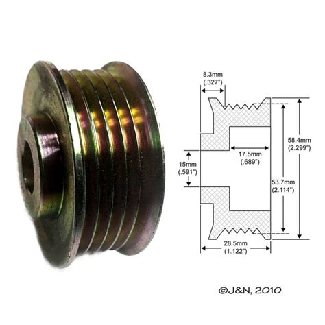 Alternator Pulley By Size at Jose Houston blog