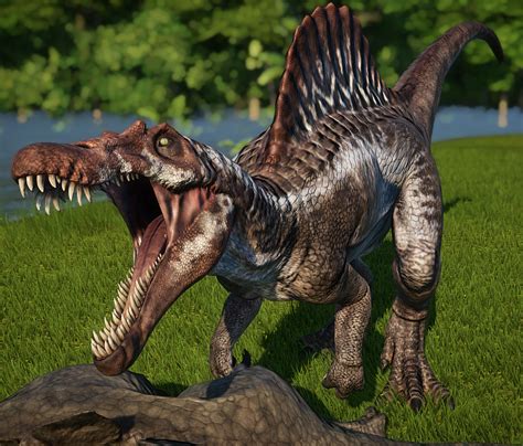 Spinosaurus | Jurassic World Evolution Wiki | Fandom | Spinosaurus, Jurassic world dinosaurs ...