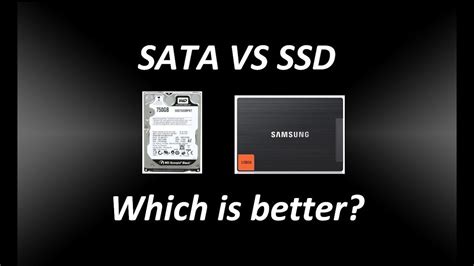 SATA VS SSD Benchmark Which is better? - YouTube