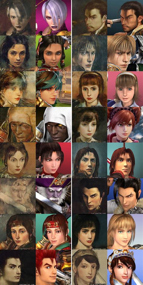 Soul Calibur character AI portraits : r/SoulCalibur