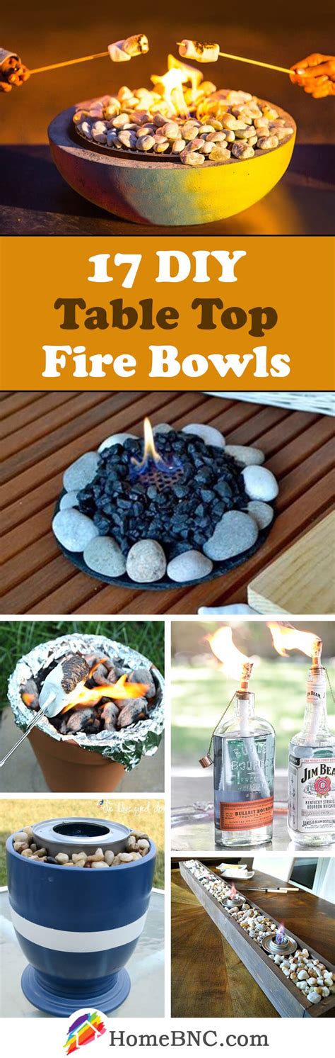 17 Best DIY Table Top Fire Bowls (Ideas and Designs) for 2023