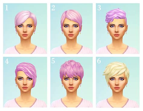 Sims 4 Pixie Cut CC