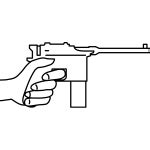 Vector image of Kalashnikov | Free SVG