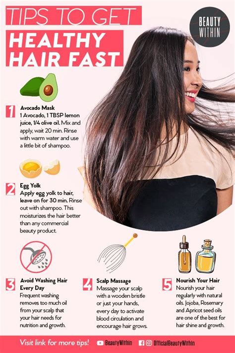 ️23 TIPS ️Ultimate Guide to Grow Healthy Hair FAST (straight, curly ...