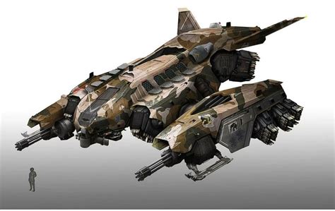 Heavy gunship | Spaceship design, Spaceship art, Concept ships