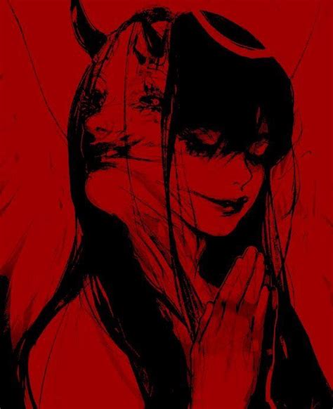 Dark Red Anime Aesthetic Laptop Wallpaper