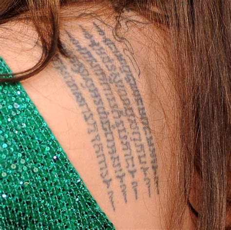 Angelina Jolie's Tattoos: Did You Know She Has One for Brad Pitt?