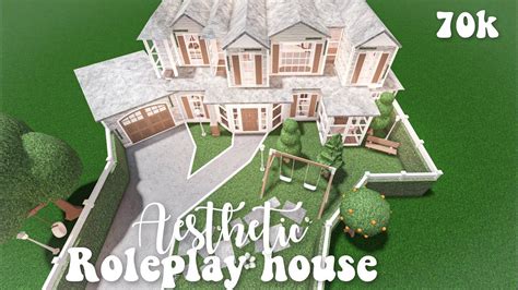 Aesthetic roleplay house (includes the new baby update) - Bloxburg speedbuild - YouTube | House ...