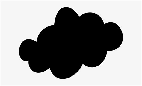 Black Cloud Clip Art At Clker - Black Cloud Clip Art - 600x415 PNG Download - PNGkit