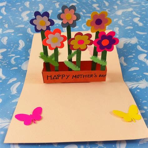 DIY Pop Up Flower Mother's Day Card - Createsie | Mother's day diy, Pop up cards, Pop up card ...