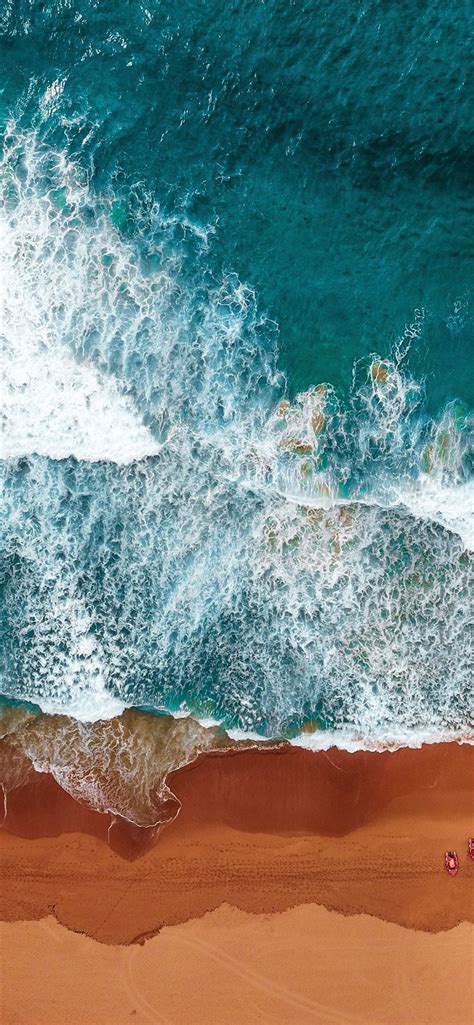 aerial photography of beach iPhone 11 Wallpapers Free Download