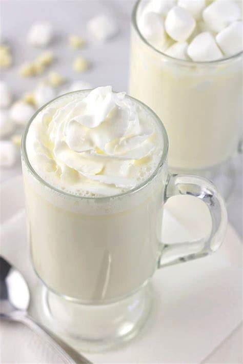 Easy White Hot Chocolate • Now Cook This!