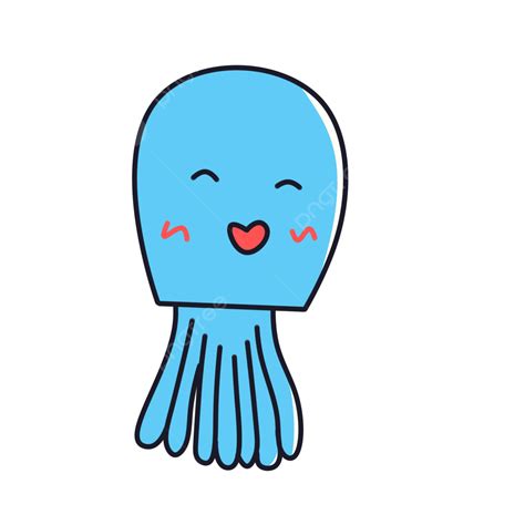 Cartoon Jellyfish Clipart Transparent PNG Hd, Cartoon Hand Painted Marine Jellyfish, Cartoon ...