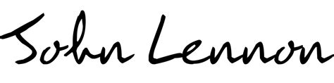 John Lennon font download - Famous Fonts