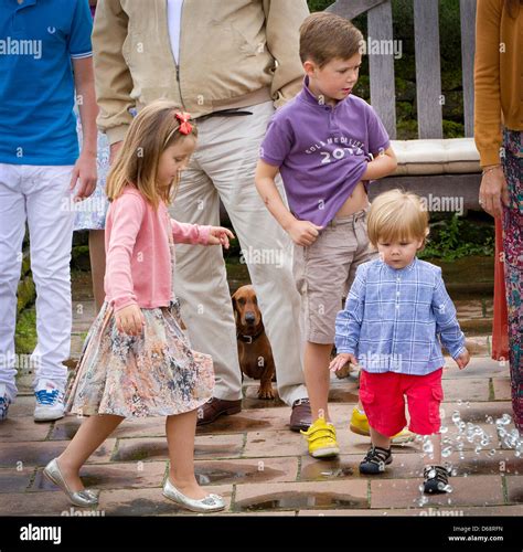 Princess Isabella (L-R), Prince Christian and Prince Vincent attend the ...