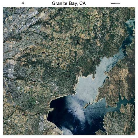 Aerial Photography Map of Granite Bay, CA California